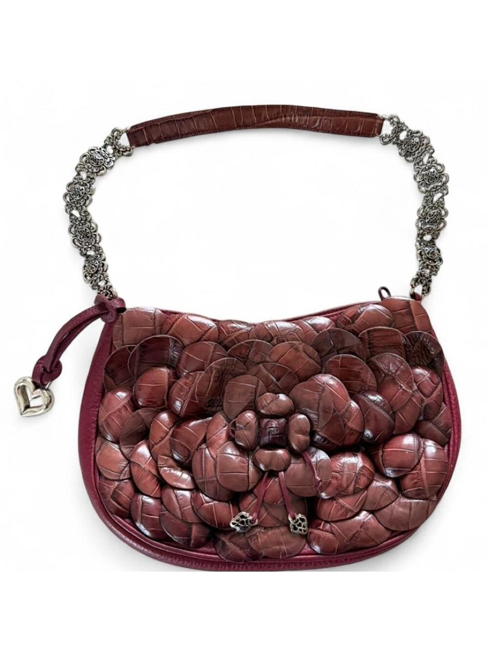 Brighton rosalie handbag features three dimensional
